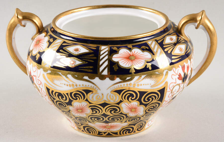 Traditional Imari Sugar Bowl No Lid by Royal Crown Derby-1