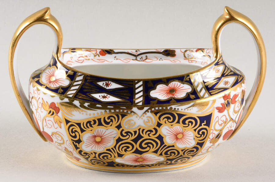 Traditional Imari Sugar Bowl No Lid by Royal Crown Derby-1