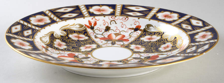 Traditional Imari Large Rim Soup Bowl by Royal Crown Derby-1