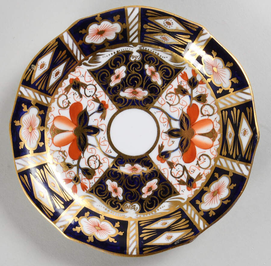 Traditional Imari Saucer for Flat Cup by Royal Crown Derby-1