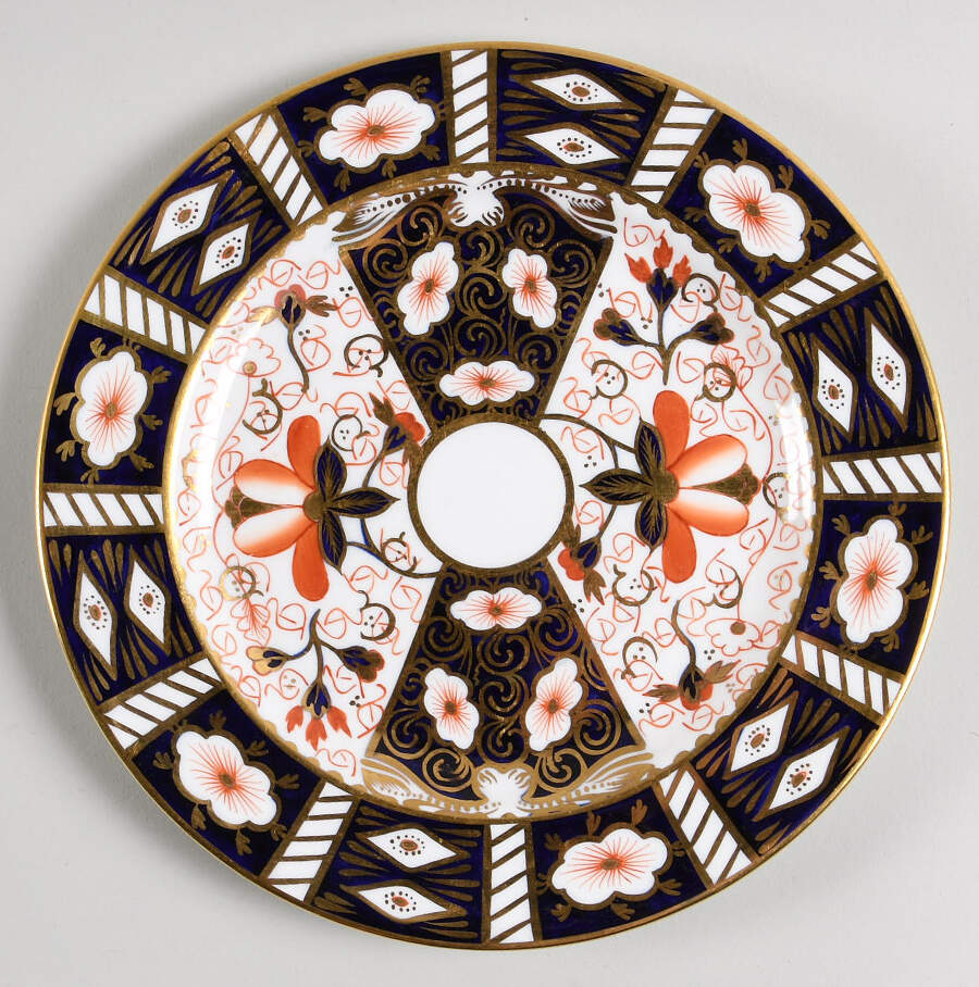 Traditional Imari Salad Plate by Royal Crown Derby-1