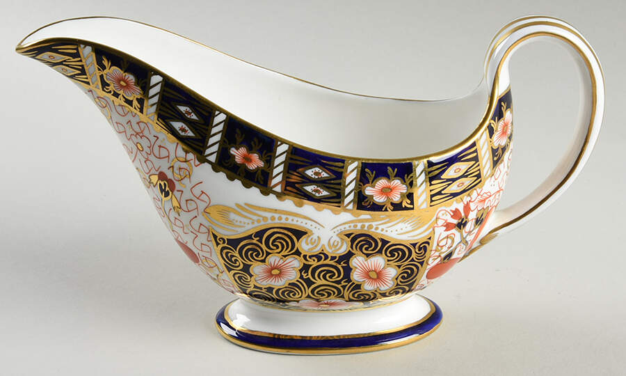 Traditional Imari Gravy Boat by Royal Crown Derby-1