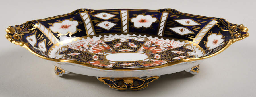 Traditional Imari Dish-Dessert/Oval-Small by Royal Crown Derby-1