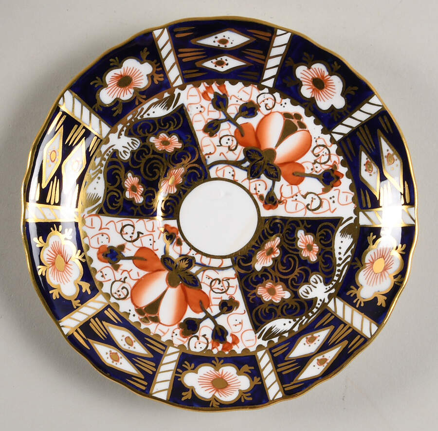 Traditional Imari Saucer for Flat Cup by Royal Crown Derby-1