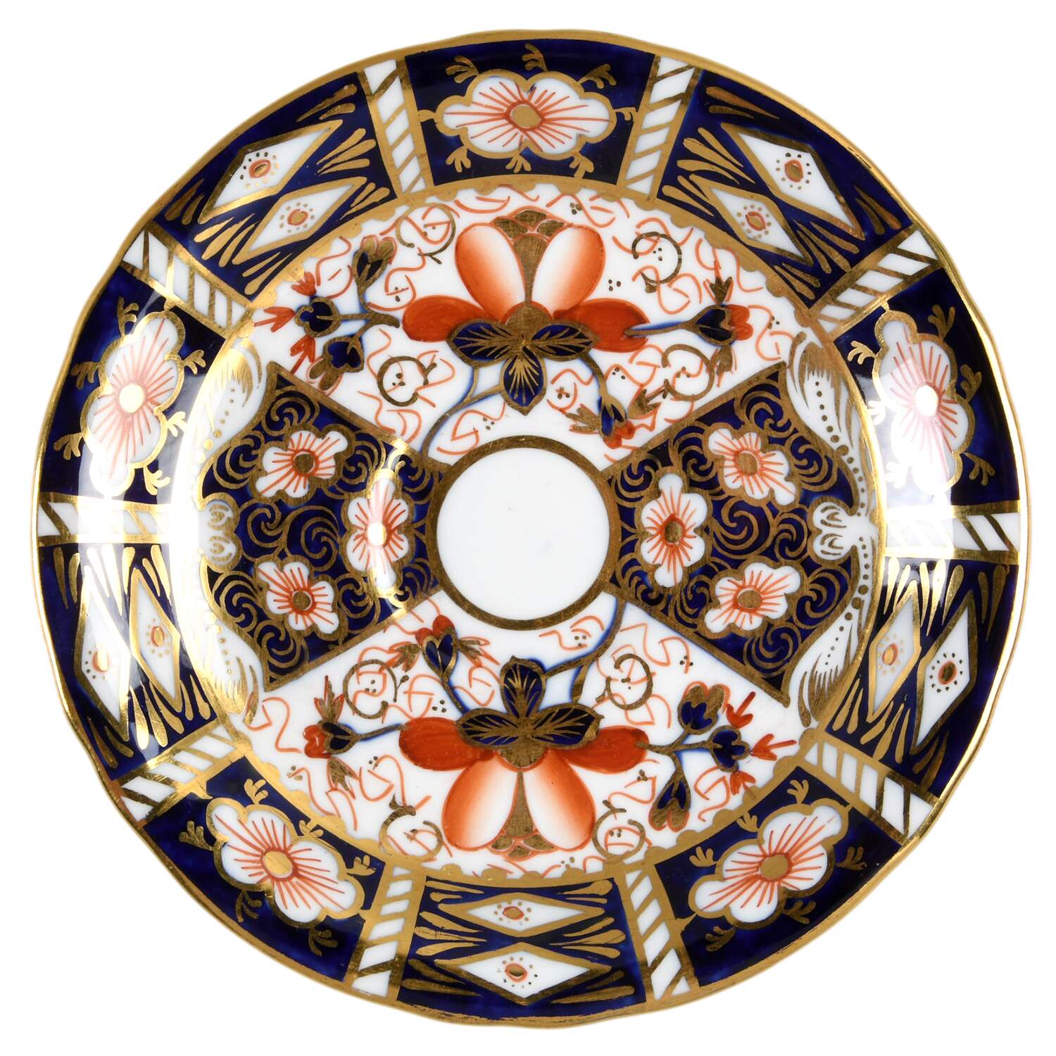 Traditional Imari Saucer for Flat Cup by Royal Crown Derby-1
