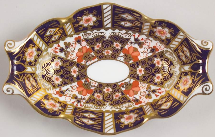 Traditional Imari Silver Tray by Royal Crown Derby-1