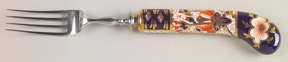 Traditional Imari Individual Tea Fork by Royal Crown Derby-1
