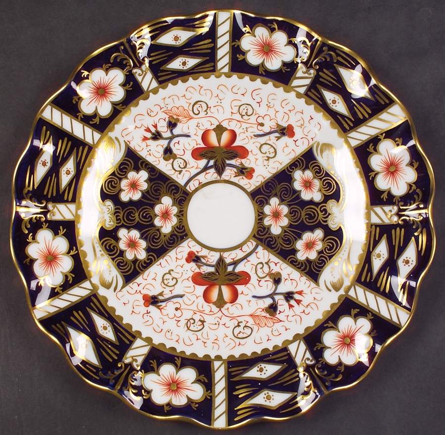Traditional Imari Sheffield Dessert Plate by Royal Crown Derby-1