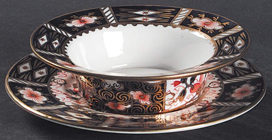 Traditional Imari Ramekin & Saucer Set by Royal Crown Derby-1