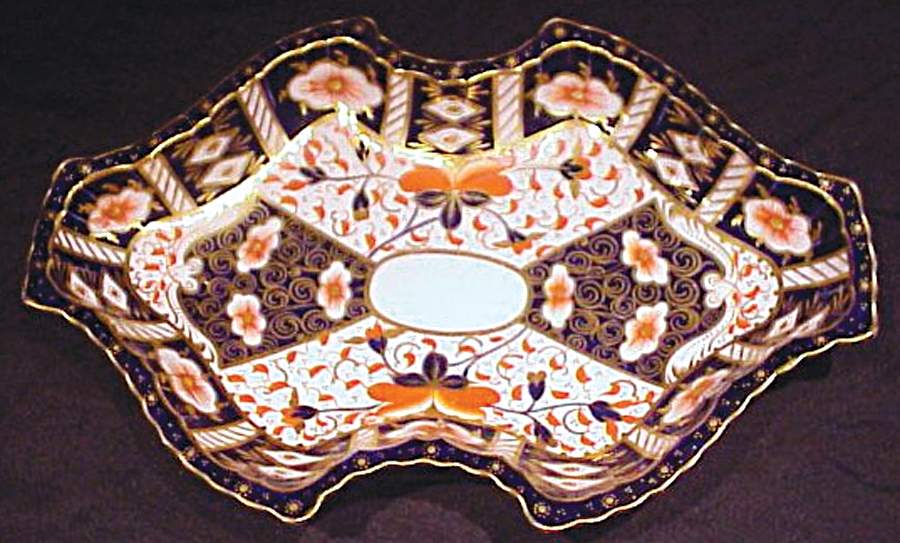 Traditional Imari 12" Oblong Serving Bowl by Royal Crown Derby-1