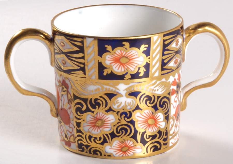 Traditional Imari Miniature Loving Cup by Royal Crown Derby-1