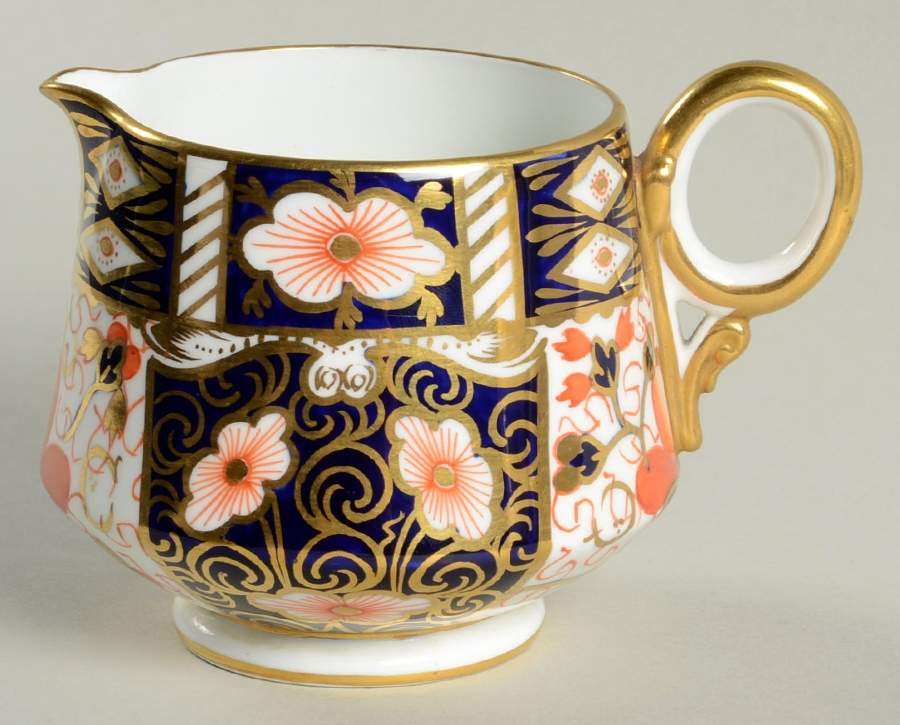 Traditional Imari Creamer by Royal Crown Derby-1