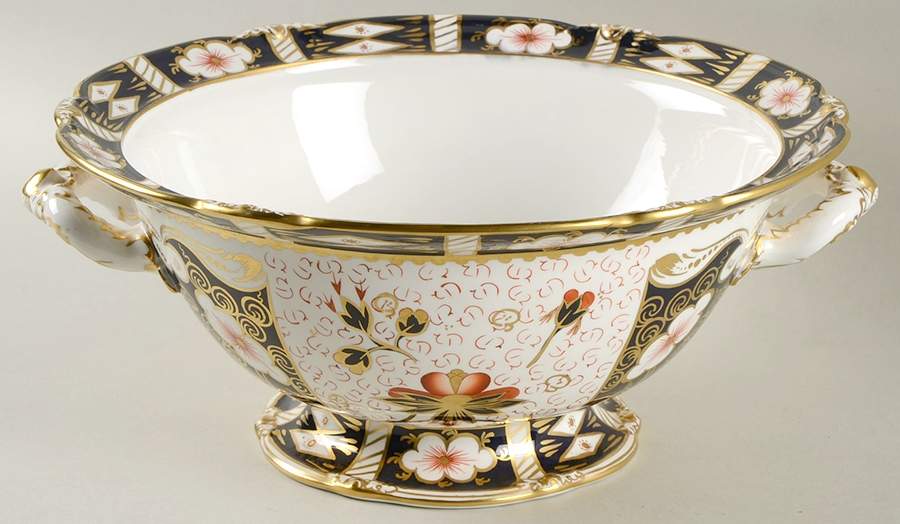 Traditional Imari Tureen No Lid by Royal Crown Derby-1