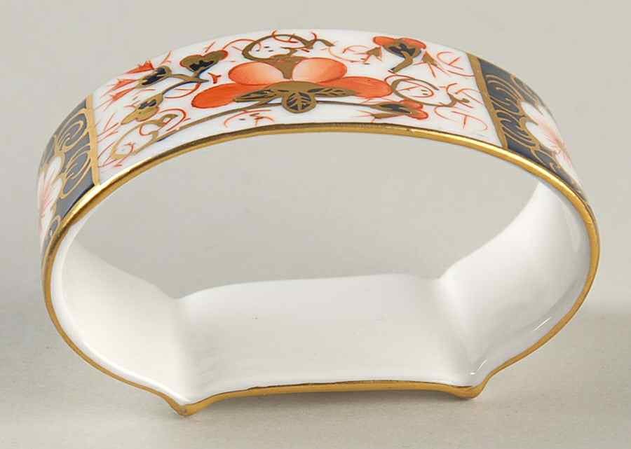 Traditional Imari Napkin Ring by Royal Crown Derby-1