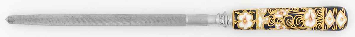 Traditional Imari Knife Sharpener, Steel Rod by Royal Crown Derby-1