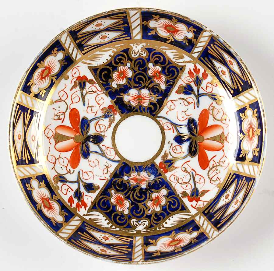 Traditional Imari Saucer for Flat Cup by Royal Crown Derby-1