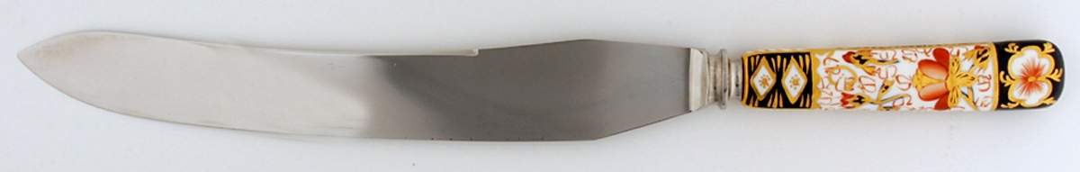 Traditional Imari Carving Knife with Stainless Blade by Royal Crown Derby-1