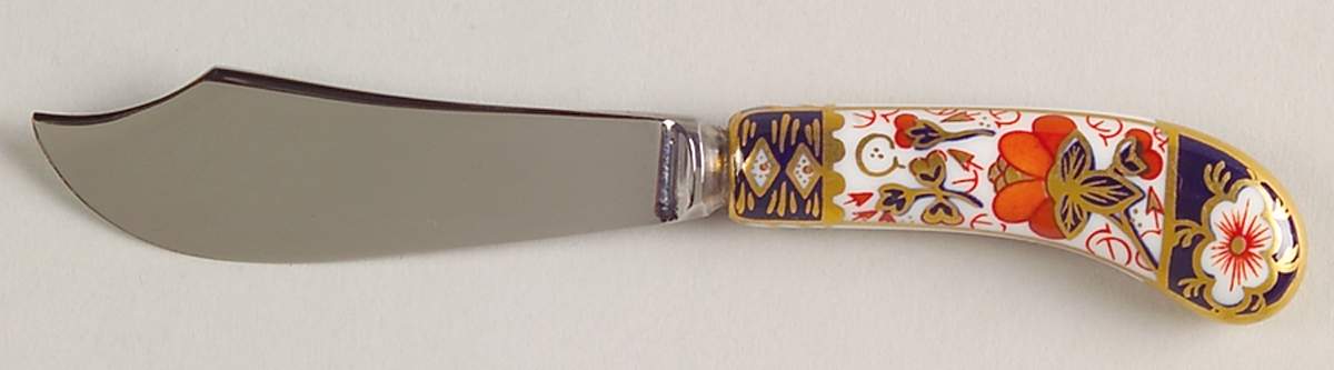 Traditional Imari Individual Cheese Spreader by Royal Crown Derby-1