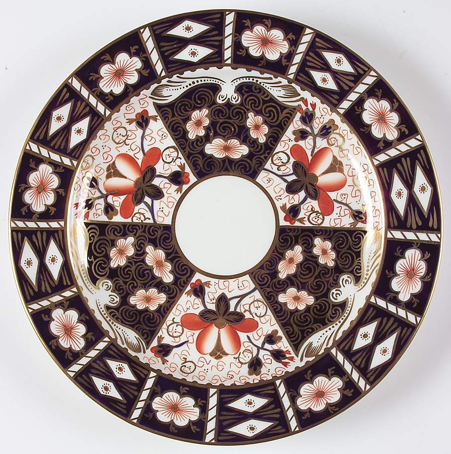 Traditional Imari 12" Chop Plate (Round Platter) by Royal Crown Derby-1