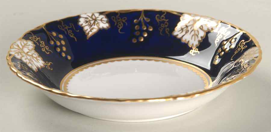 Vine Cobalt Blue Fruit/Dessert (Sauce) Bowl by Royal Crown Derby-1