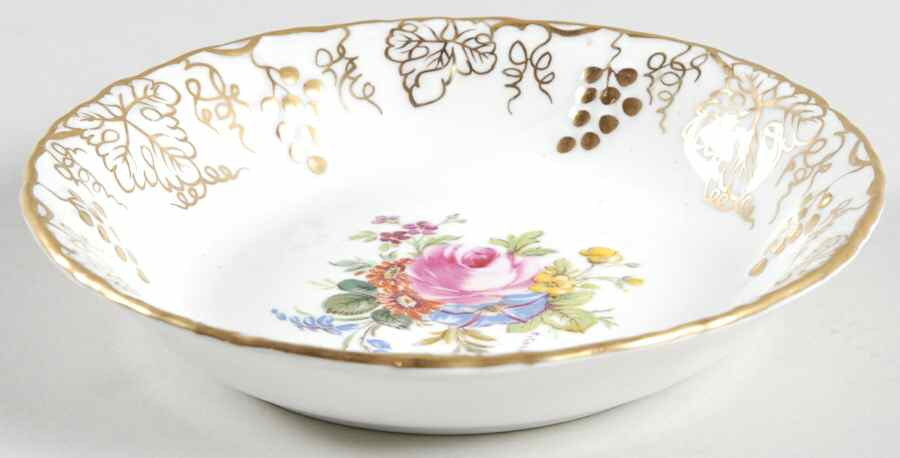 Vine Garnett Center Fruit/Dessert (Sauce) Bowl by Royal Crown Derby-1