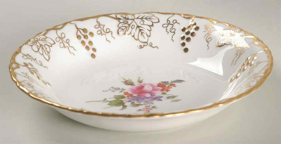 Vine (Posie Center) Coupe Cereal Bowl by Royal Crown Derby-1