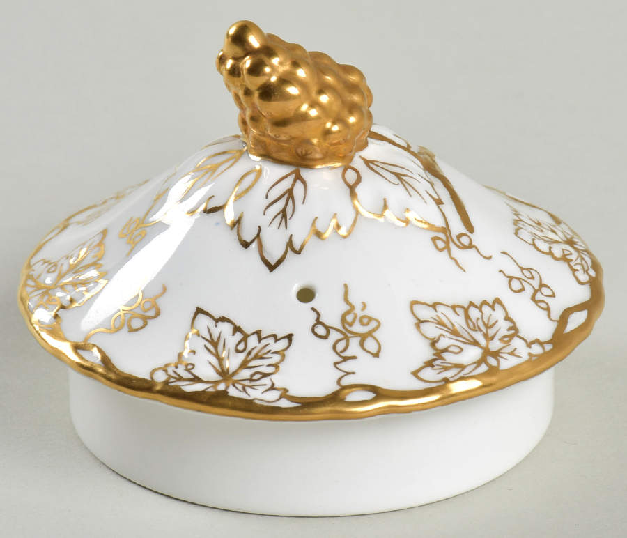 Vine Gold Lid for Small Teapot by Royal Crown Derby-1