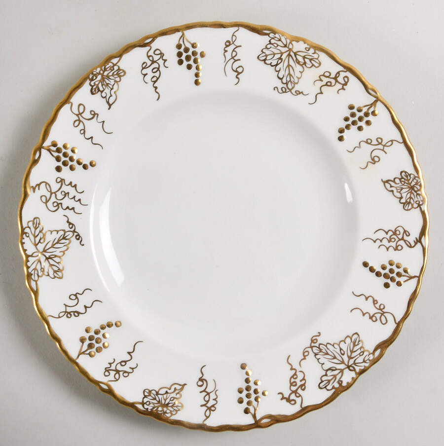 Vine Gold Salad Plate by Royal Crown Derby-1