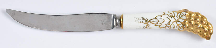 Vine Gold Individual Fruit Knife by Royal Crown Derby-1