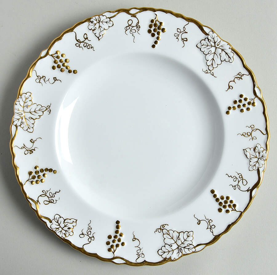 Vine Gold Salad Plate by Royal Crown Derby-1
