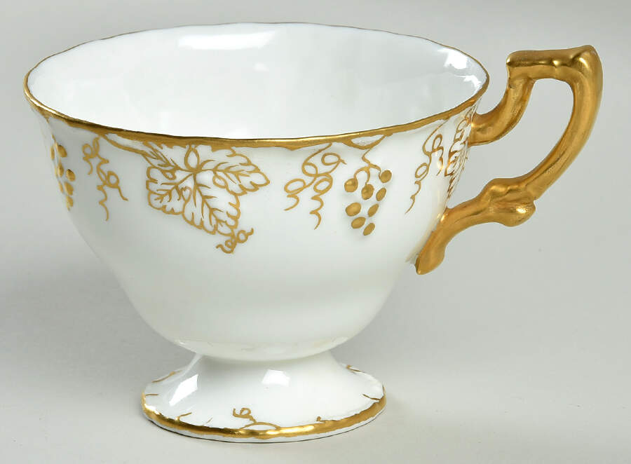 Vine Gold Footed Cup by Royal Crown Derby-1