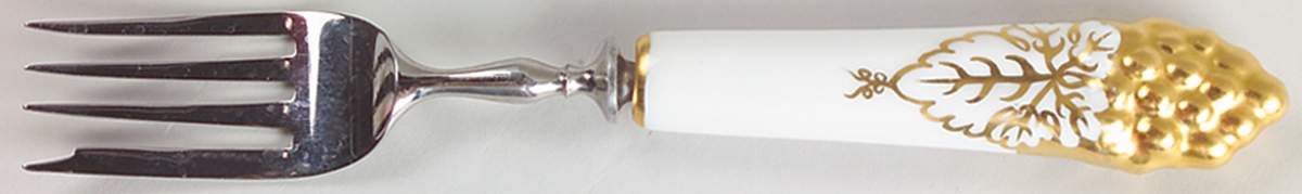 Vine Gold Individual Fish Fork by Royal Crown Derby-1