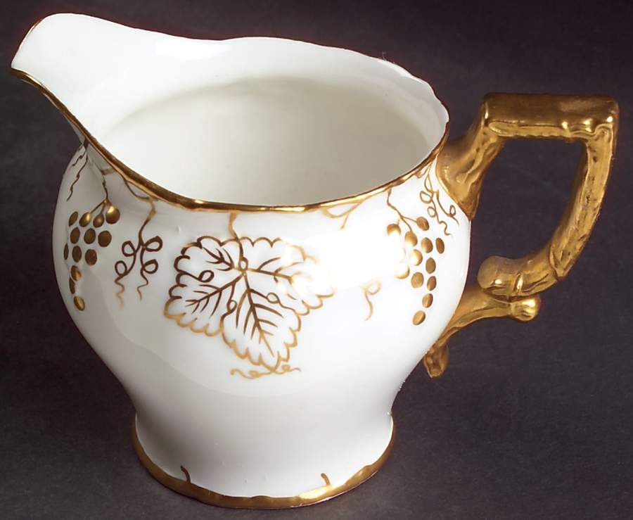Vine Gold Creamer by Royal Crown Derby-1