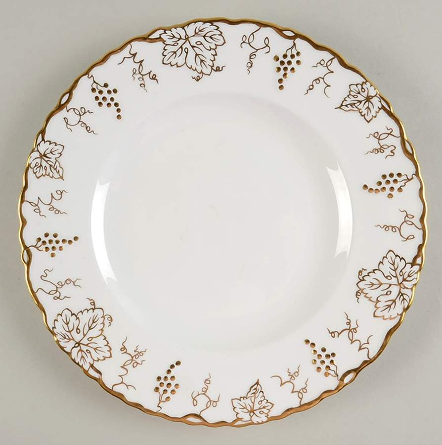 Vine Gold Dinner Plate by Royal Crown Derby-1