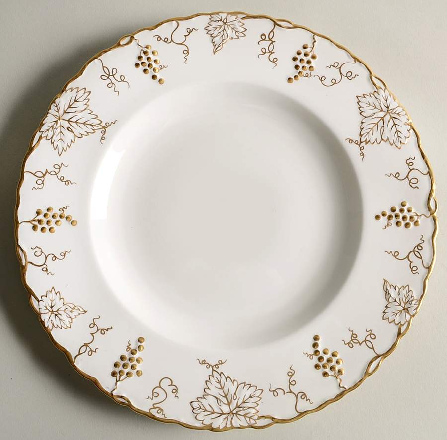 Vine Gold Dinner Plate by Royal Crown Derby-1