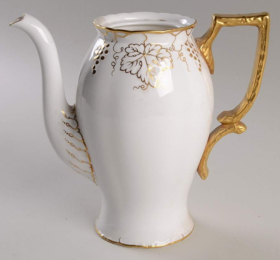 Vine Gold Coffee Pot No Lid by Royal Crown Derby-1