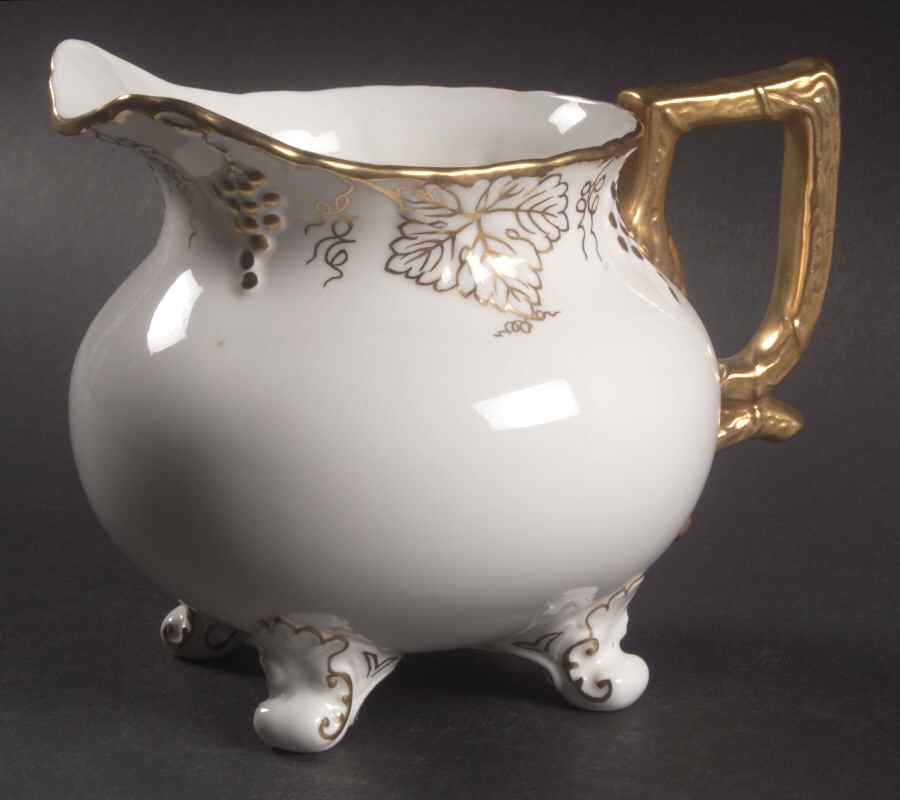 Vine Gold Sauce Boat Open by Royal Crown Derby-1
