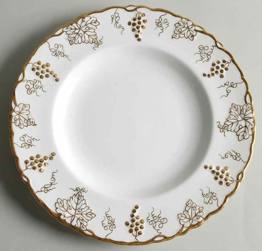 Vine Gold Luncheon Plate by Royal Crown Derby-1