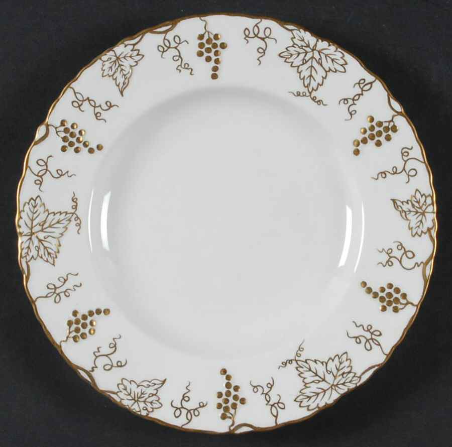 Vine Gold Salad Plate by Royal Crown Derby-1