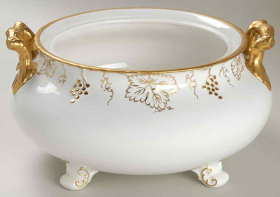 Vine Gold Tureen No Lid by Royal Crown Derby-1