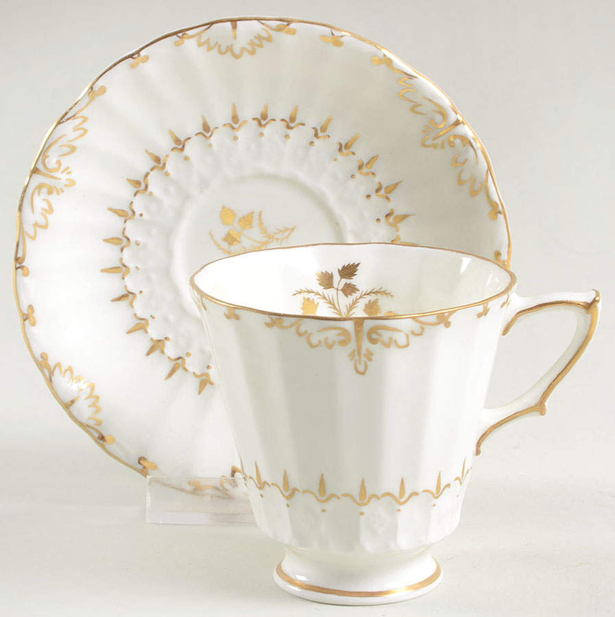 Wentworth Footed Demitasse Cup & Saucer Set by Royal Crown Derby-1