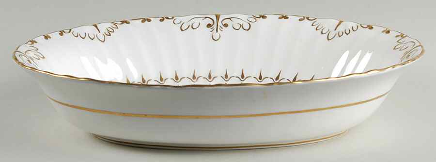 Wentworth 9" Oval Vegetable Bowl by Royal Crown Derby-1