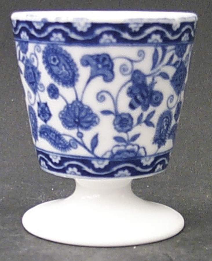 Wilmot Blue (Gold Trim) Single Egg Cup by Royal Crown Derby-1