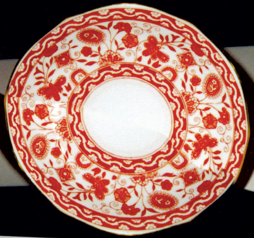Wilmot Rust Saucer by Royal Crown Derby-1