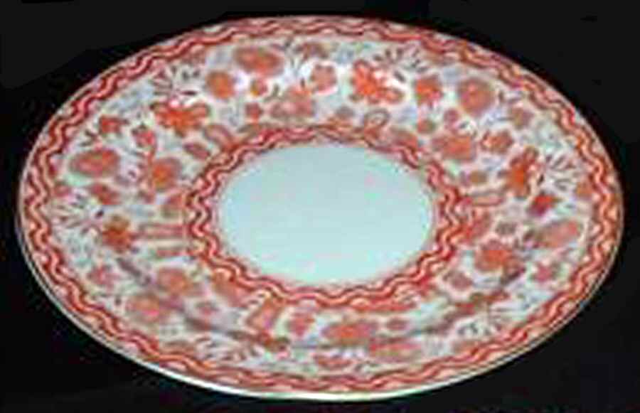 Wilmot Rust Bread & Butter Plate by Royal Crown Derby-1