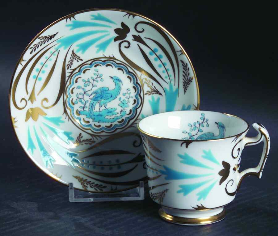 3800a Footed Demitasse Cup & Saucer Set by Royal Chelsea-1