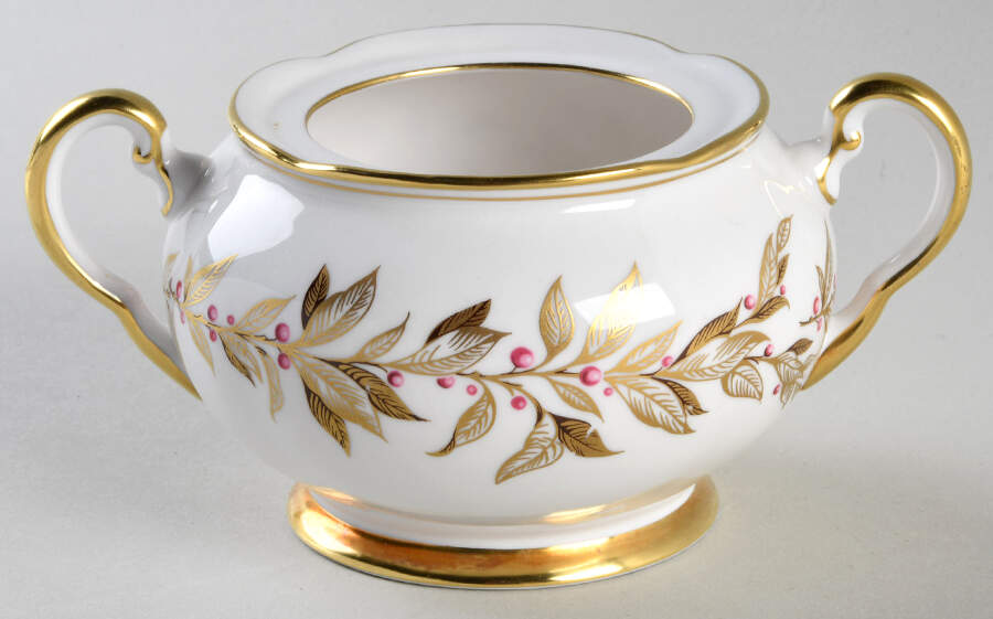 Almond Willow Sugar Bowl No Lid by Royal Chelsea-1