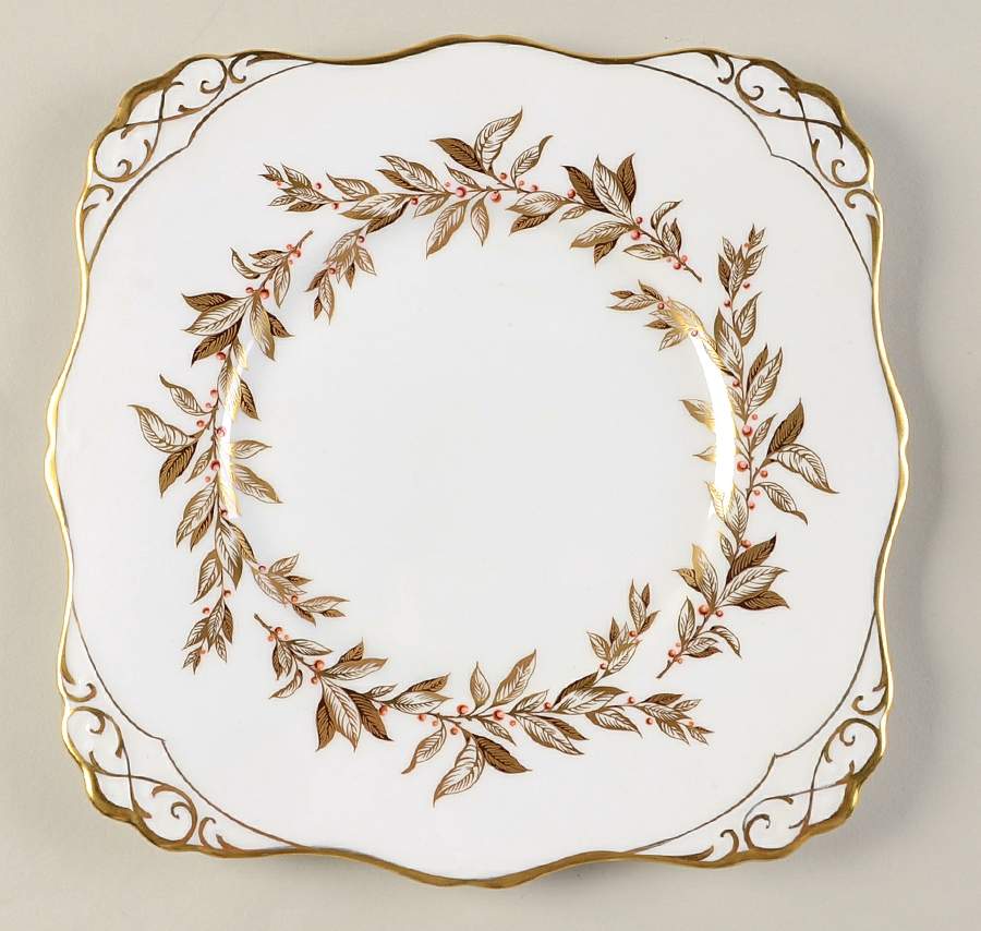 Almond Willow Cookie Plate by Royal Chelsea-1