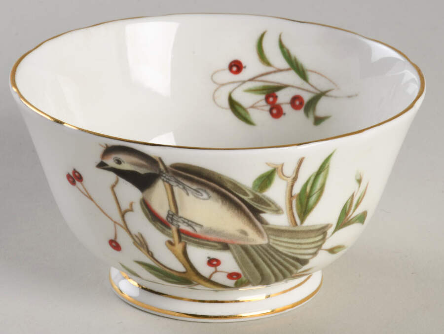 Audubon Birds Mini Open Sugar Bowl by Royal Chelsea-1