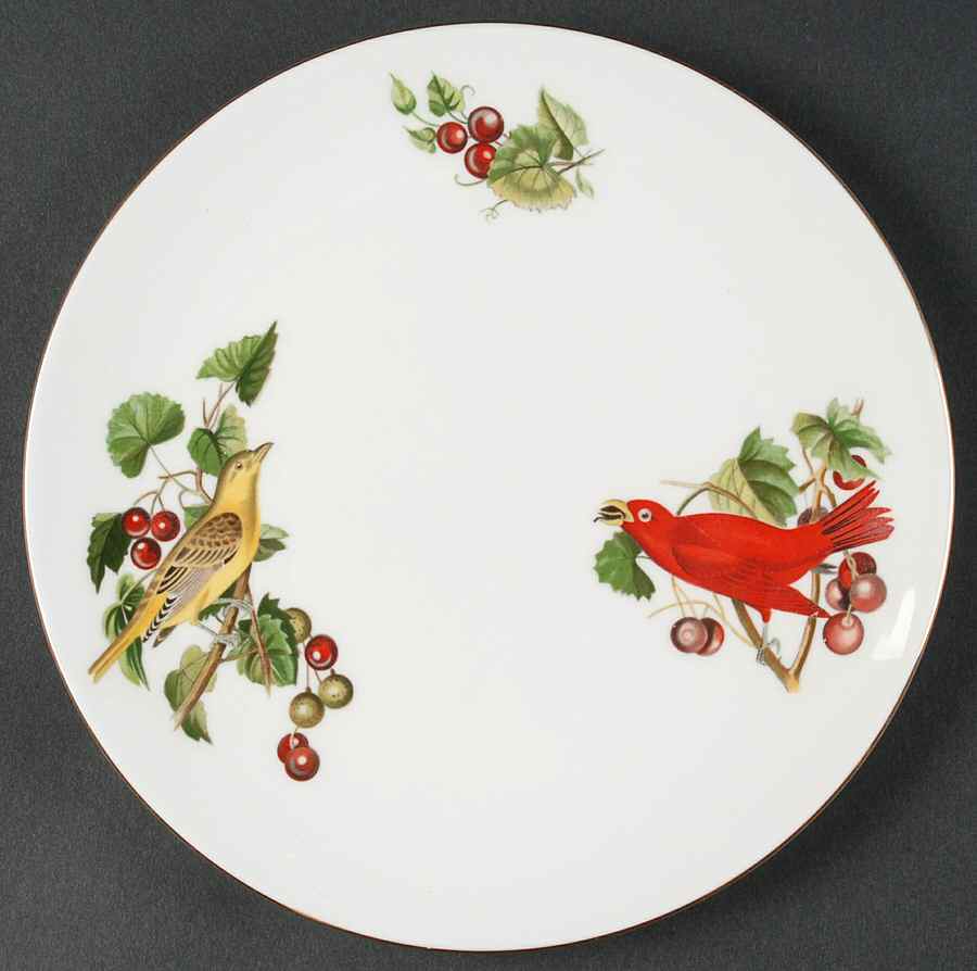 Audubon Birds Salad Plate by Royal Chelsea-1